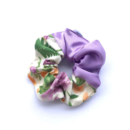 Flora Satin Scrunchies