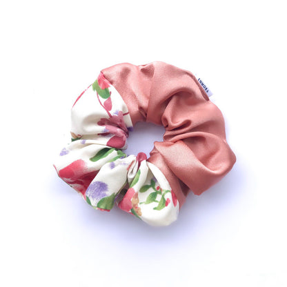 Flora Satin Scrunchies