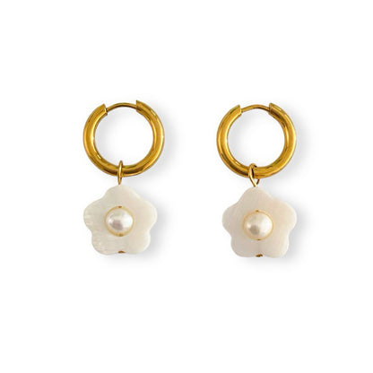 Lila Flora Earrings