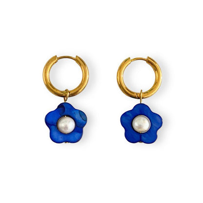 Lila Flora Earrings