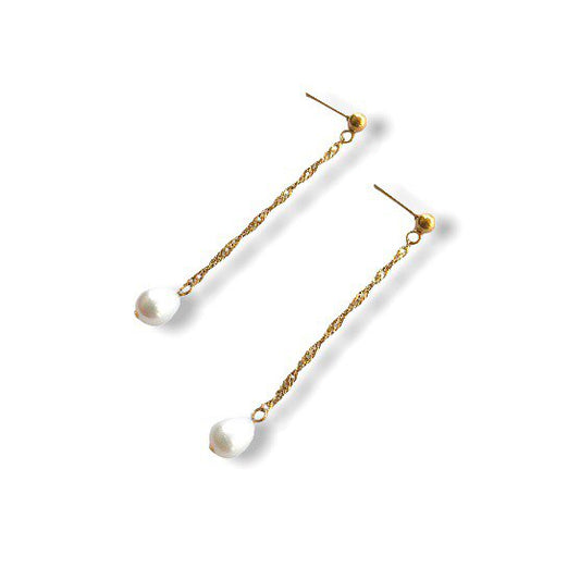 Keisha Pearl Drop Earrings